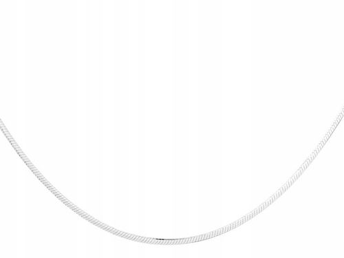 Krótki Cienki Srebrny Łańcuszek Damski Linka Żmijka Ośmiokątna 0,9mm 42cm na Arena.pl