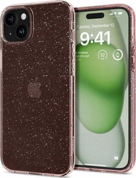 Etui Spigen Liquid Crystal Glitter iPhone 15 Plus zdjęcie 1