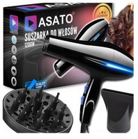 Suszarka do Włosów Jonizacja Dyfuzor Mocna 2w1 PRO + Koncentrator MOCNA