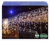 SOPLE 500 LED KURTYNA LAMPKI ZEWNĘTRZNE IP44 BIAŁY CIEPŁY+ ZIMNY FLASH