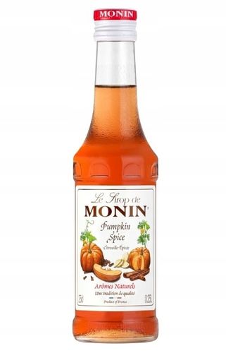 Syrop smakowy do kawy koktajli - MONIN PUMPKIN SPICE-korzenno-dyniowy 250ml na Arena.pl