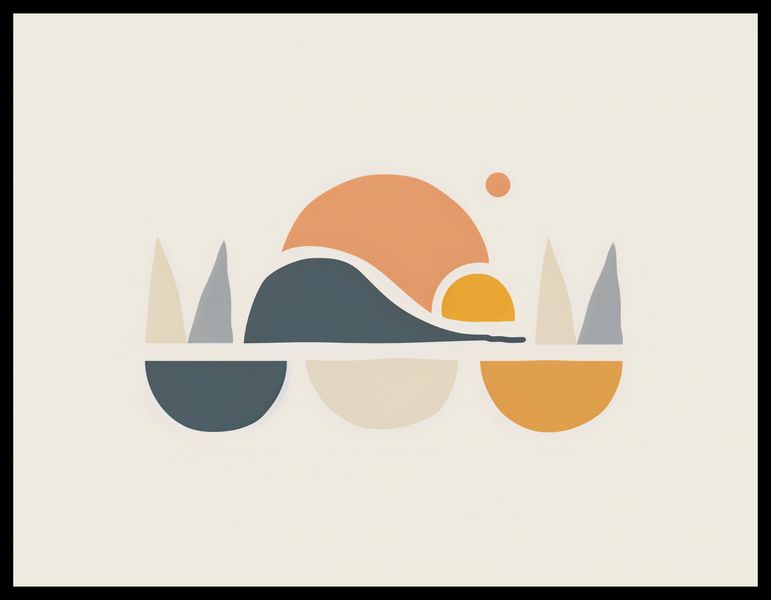 Plakat 65x50cm Pagórki Wyniosłości zdjęcie 2