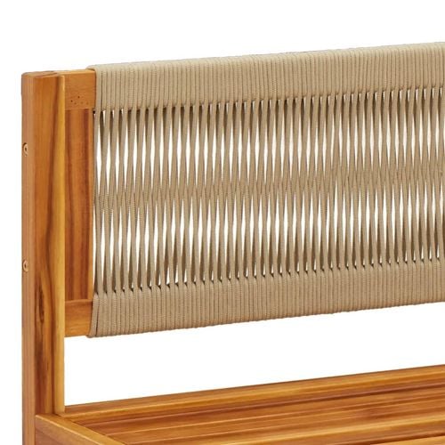 4-częściowy zestaw wypoczynkowy do ogrodu z poduszkami, drewno akacjowe i l na Arena.pl