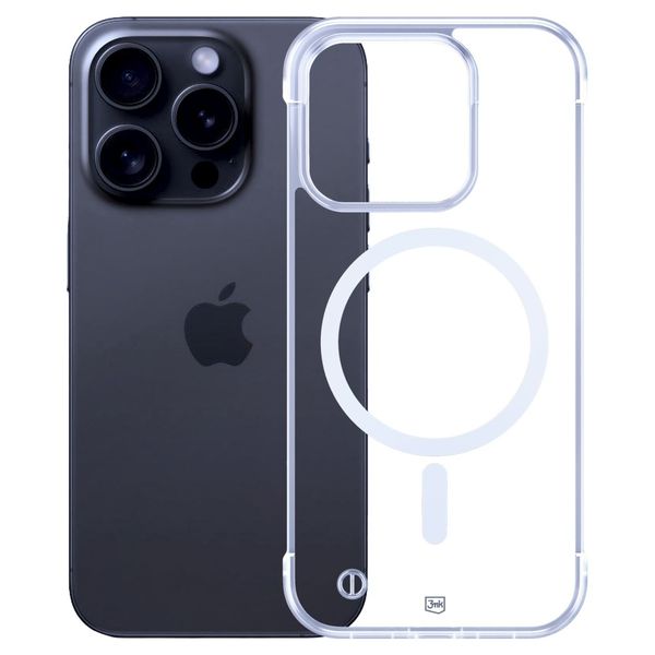 Etui 3mk do iPhone 14 Pro Max, Przezroczysty MagSafe zdjęcie 5