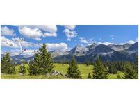 100X40CM ZEGAR WIDOK ALPY TAMBAKO THE JAGUAR OBRAZ