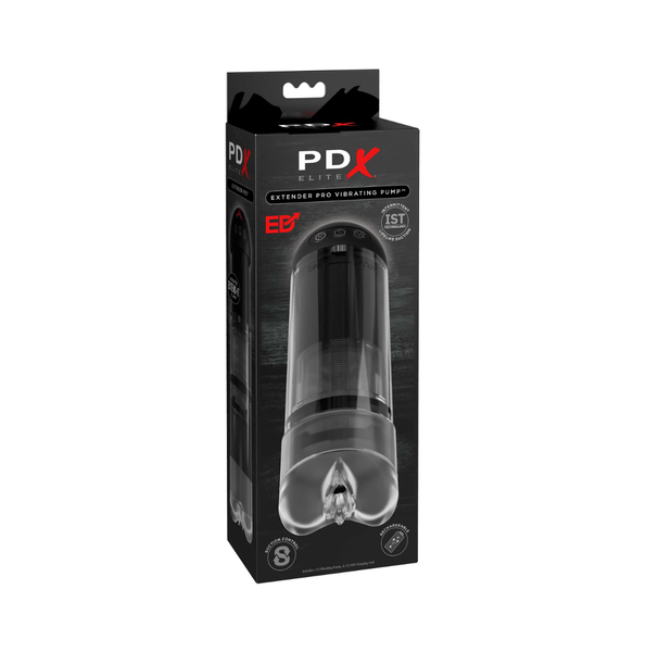 Masturbator Pipedream PDX Elite Extender Pro Vibrating Pump Clear zdjęcie 3