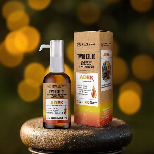 ADEK WITAMINA KROPLE A + D3 + E + K2 MK-7 | 250 PORCJI DZIENNYCH zdjęcie 9