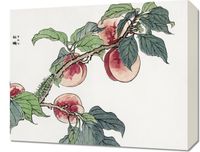 Obraz 50x40cm Gąsienica na Drzewie Morimoto Toko Japoński Vintage do Salonu