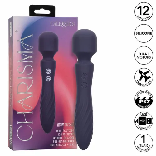 calexotics charisma mystique fioletowy masażer 12 trybow 21,5 cm usb na Arena.pl