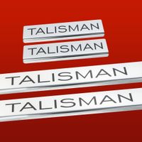 Listwa progowa RENAULT TALISMAN Stal nierdzewna 304 połysk z czarnymi liter