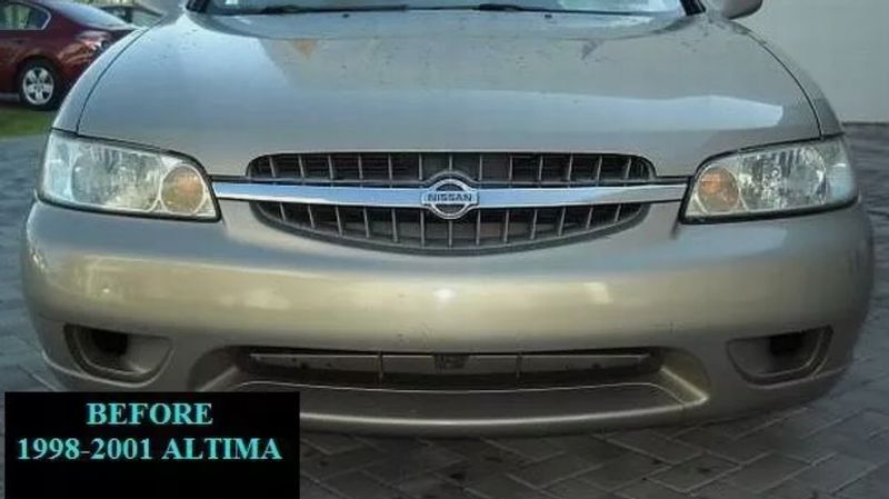 GRILLE FOR NISSAN ALTIMA (1998-2001) - LIstwy chrom grill chromowan zdjęcie 1