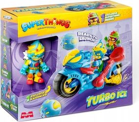 Super Things Zings Superthings Pojazd TURBO ICE + Kazoom KID Figurki Cone na Arena.pl