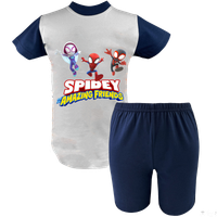 Krótka Piżama dziecięca Spidey i Przyjaciele