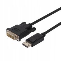 2 x Kabel 1,8m Unitek Y-5118BA DisplayPort DVI-D 24+1