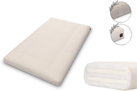 Materac 120x200 z lateksem - Pascall Futon Medium Duo Latex - Ecru