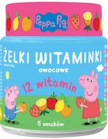 Żelki witaminowe owocowe 60 sztuk DOMOWA APTECZKA 12 witamin