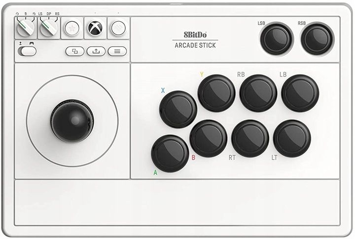 8BitDo Arcade Stick White Joystick Xbox One X|S PC zdjęcie 1