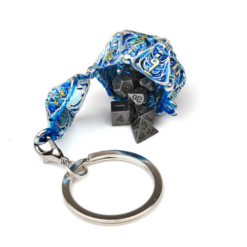 Pojemnik na Kości | 4 cm | Metal | Brelok Kości | Dungeons and Dragons na Arena.pl