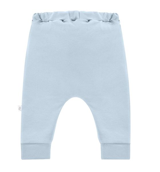 Spodnie basic błękitne 92 zdjęcie 2