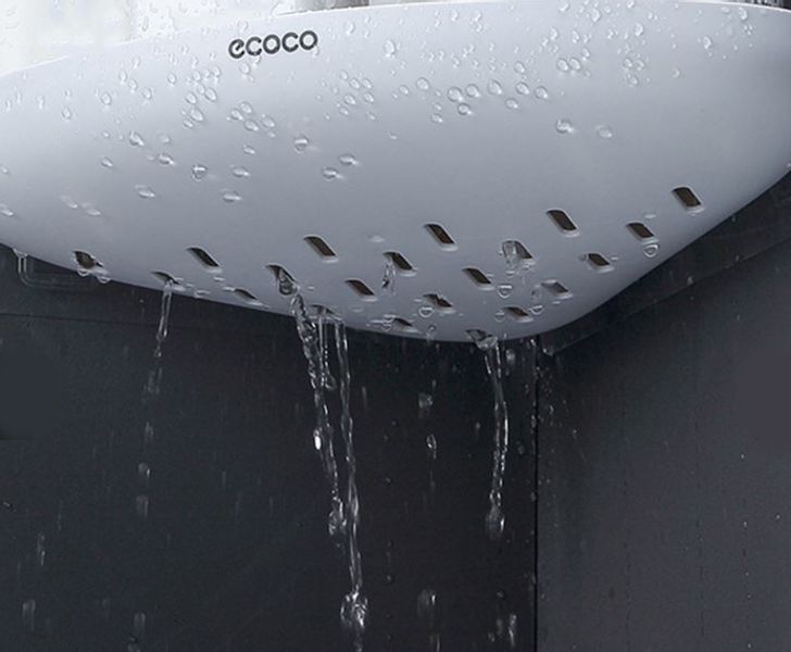 PÓŁKA ŁAZIENKOWA NAROŻNA POD PRYSZNIC ECOCO zdjęcie 5