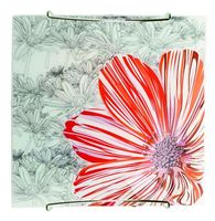 Spring plafon 30x30 1x60W E27 czerwony