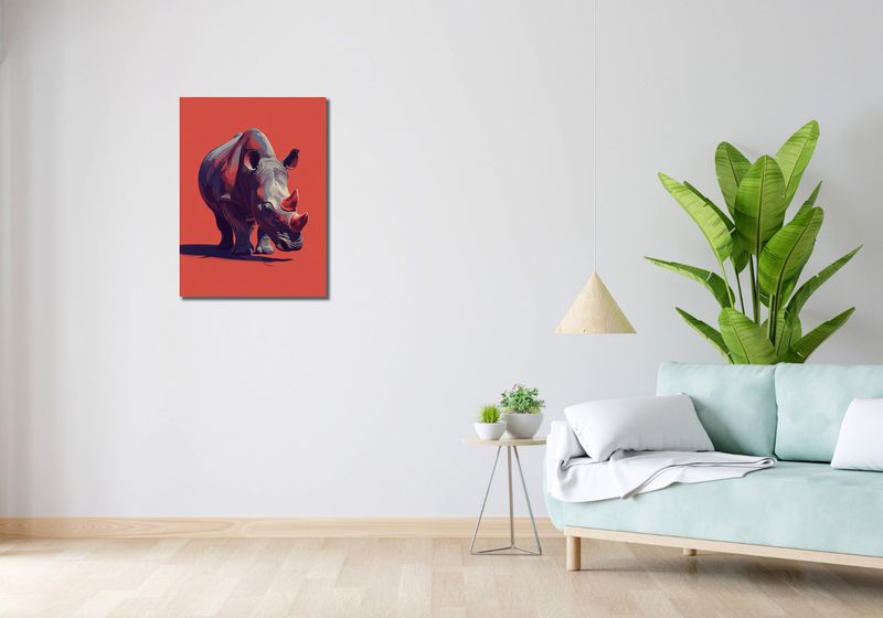 Obraz 50x70cm Marszujący Gigant zdjęcie 2