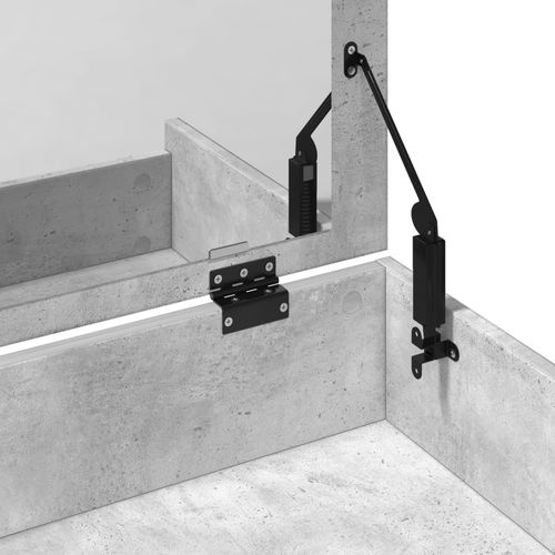 Toaletka z stołkiem, szarość betonu, 60x40x113,5 cm na Arena.pl