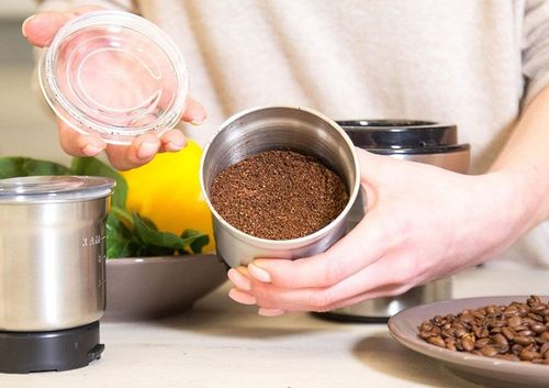 Młynek elektryczny i ROZDRABNIACZ do ziaren kawy ziół orzechów 2w1 na Arena.pl