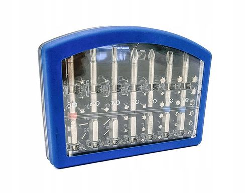 ZESTAW BITY KOŃCÓWKI IMBUS HEX TORX PH PZ 56 ELEMENTÓW na Arena.pl