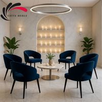 Krzesło Tapicerowane Premium KL-8 Granatowy Piano 12