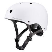 Kask rowerowy BMX hulajnoga lekki 48-52 cm - biały