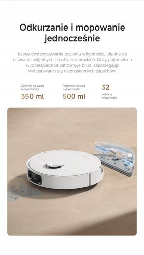Robot sprzątający Dreame D20 Pro Plus biały na Arena.pl