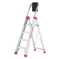 Drabina magazynowa wolnostojąca 4 stopniowa FARAONE LADY 4 - 2,67 m