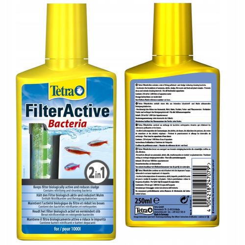 TETRA FILTER ACTIVE BACTERIA 250ml BAKTERIE DO AKWARIUM na Arena.pl