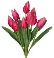 TULIPANY BUKIET TULIPANÓW SZTUCZNE KWIATY 45CM 9GAŁ