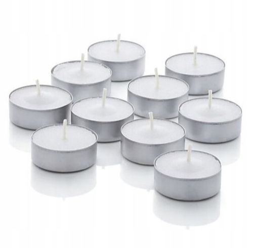 Podgrzewacze sojowe ręcznie robione tealight naturalne bezzapachowe 50 szt na Arena.pl