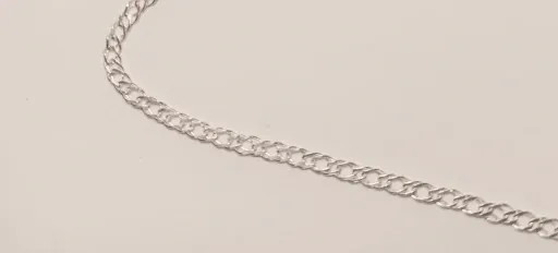ŁAŃCUSZEK SREBRNY ROMBUS 55 CM 3,9 mm zdjęcie 1