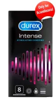 durex intense - prezerwatywy z żebrowaniem i wypustkami 8 sztuk
