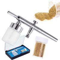 aerograf mini pistolet lakierniczy do malowania z brokatem brokat dysza 4mm