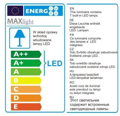 Plafon LED PREZZIO ROUND 2875 - MaxLight na Arena.pl