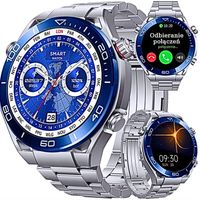 SMARTWATCH MĘSKI DT ULTRAMATE MENU POLKE 360x360 WODOODPORNY ROZMOWY PULS