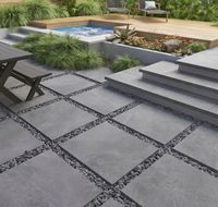 GRUBE 2 CM PŁYTY TARASOWE 60X60 SZARY GRAFIT gat.2