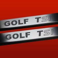 Listwa progowa VOLKSWAGEN GOLF MK7 GOLF TSI Stal nierdzewna 304 mat 2szt
