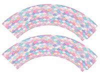 Papilotki do muffinek babeczek Syrenka, 6 szt.