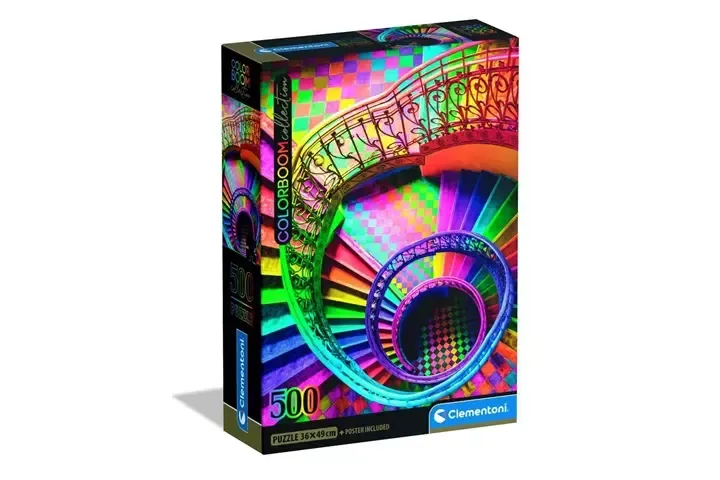 CLE puzzle 500 CompactColorBoom Stairs 35591 zdjęcie 1