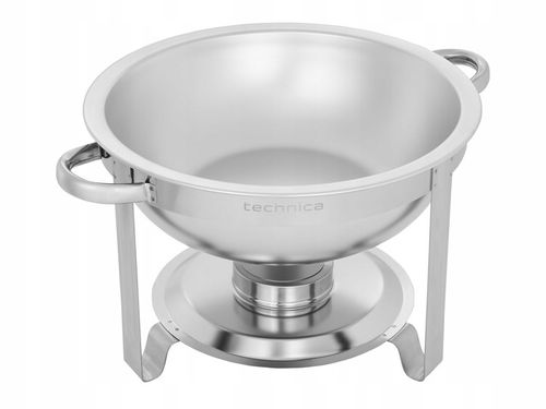 Podgrzewacz gastronomiczny na pastę okrągły 4 L stalowa pokrywa TECHNICA na Arena.pl