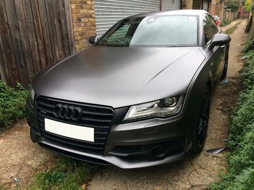 OKLEINA FOLIA CHROM MAT CIEMNA SZARA PERŁA 150cm MASKA DACH KOKPIT PROGI na Arena.pl