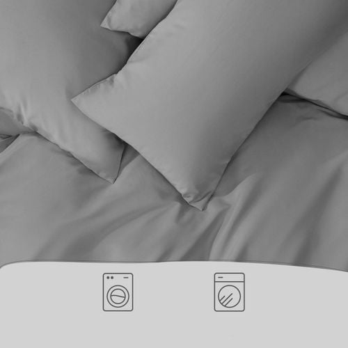 Komplet pościeli mikrofibra Blumtal 260x240 cm + 2x 40x70 cm szary Oeko-TEX na Arena.pl