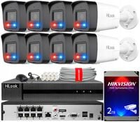 Zestaw Monitoringu IP 8 Kamer 6MPx IPC-B160HAP-LUF/SL Live Guard PoE Audio