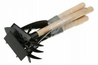 METALOWE NARZĘDZIA OGRODOWE ŁOPATKA OGRODOWA GRABKI MOTYCZKA PAZURKI 6 szt